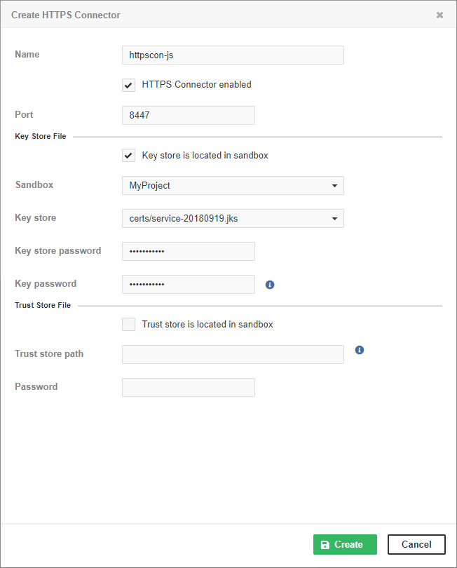 Creating a new Data Service Connector II