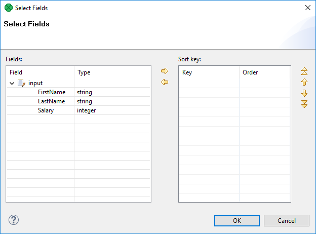 Selecting a Sort Key