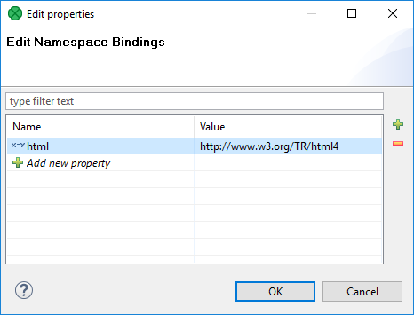 Editing Namespace Bindings in XMLExtract