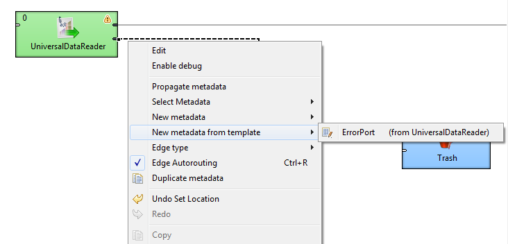 Creating Metadata from a Template