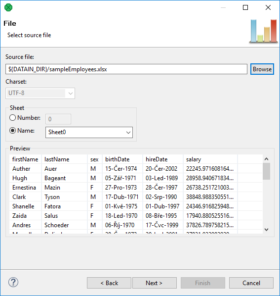 DataProfiler Excel