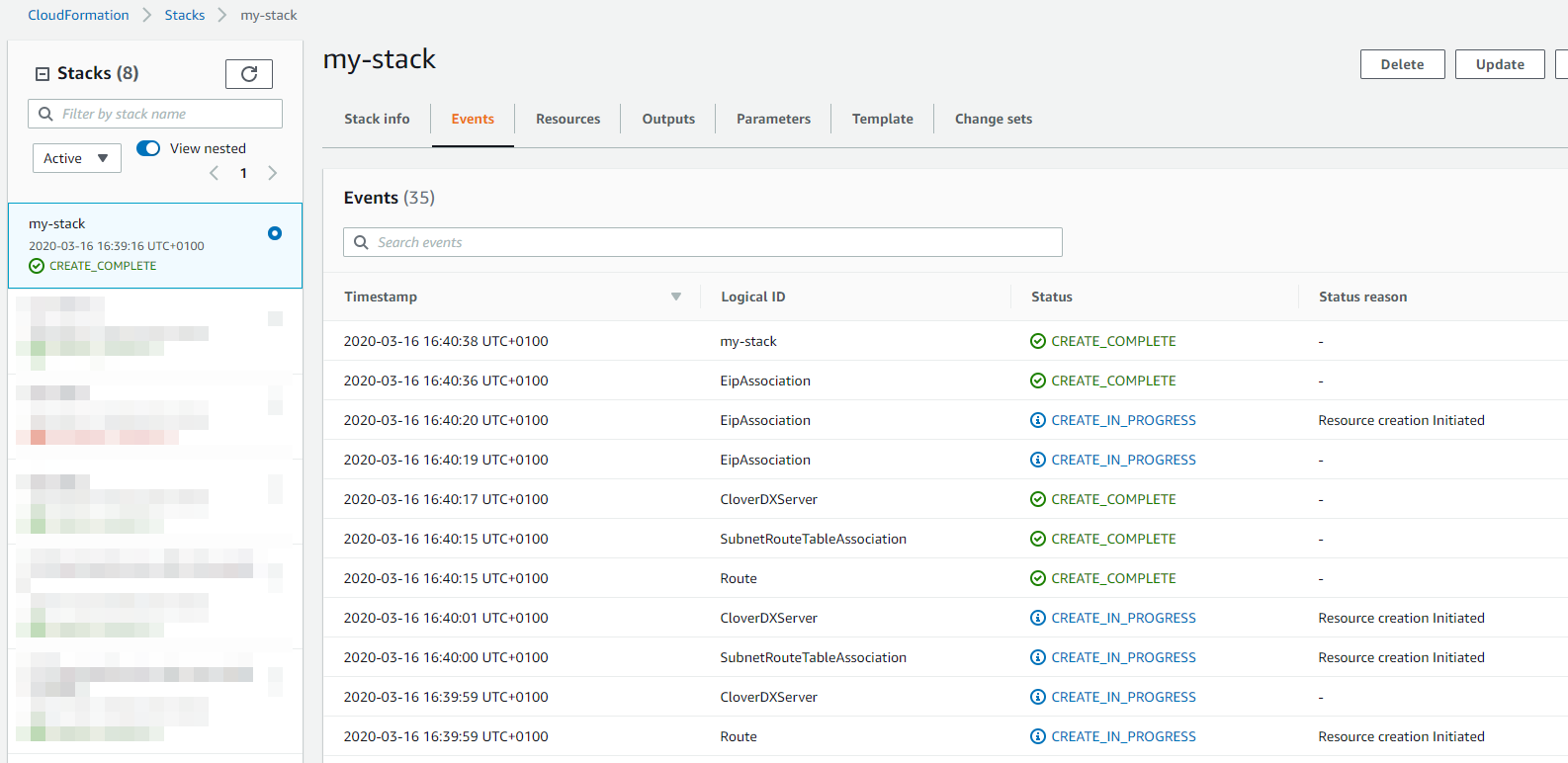 marketplace aws stack deploy