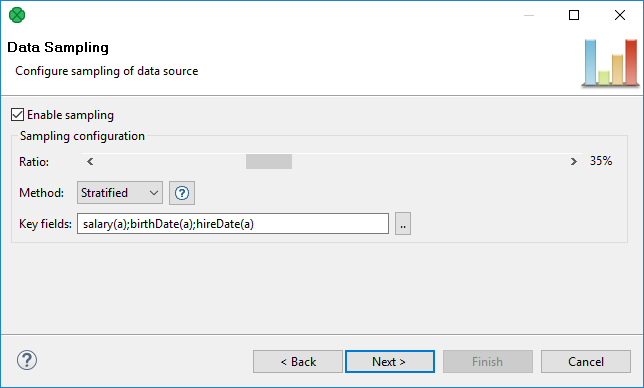 Data Sampling settings