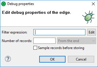 Debug Properties Dialog