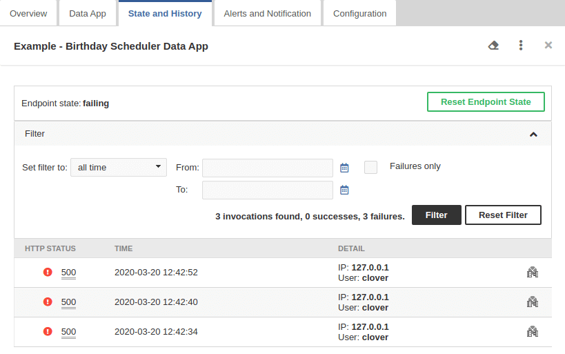 Data Service - State and History