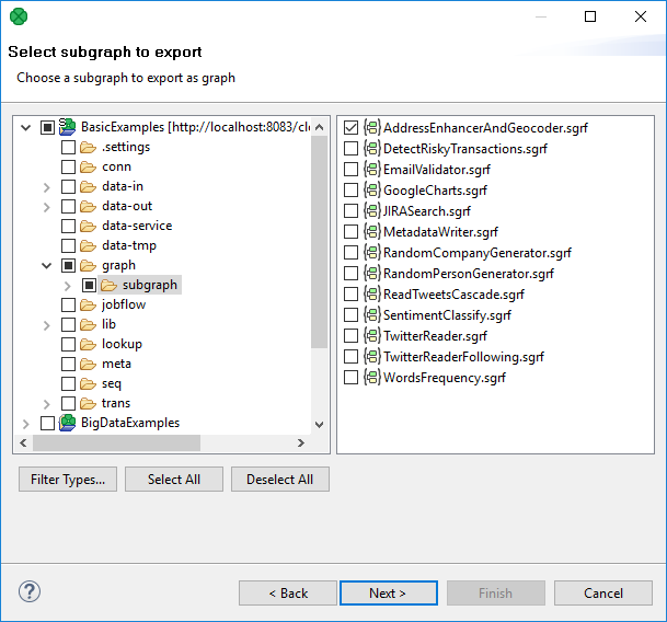 Converting Subgraph to Graph