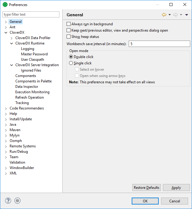 configuration java 020