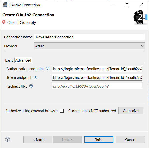 oauth2 connection advanced