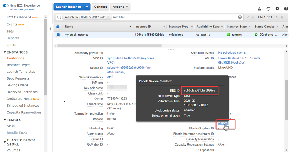 marketplace aws upgrade ebs select