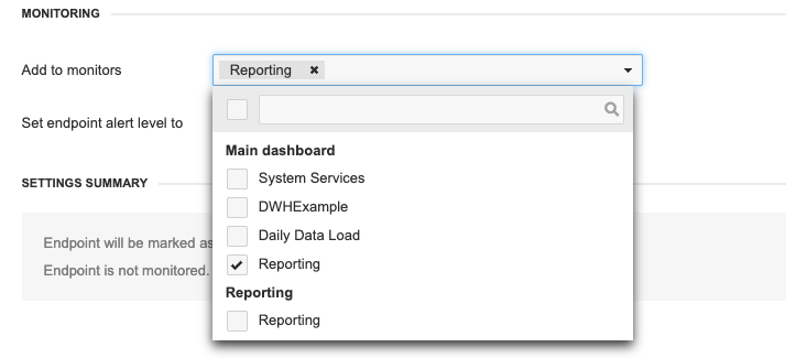 alert and notification monitoring