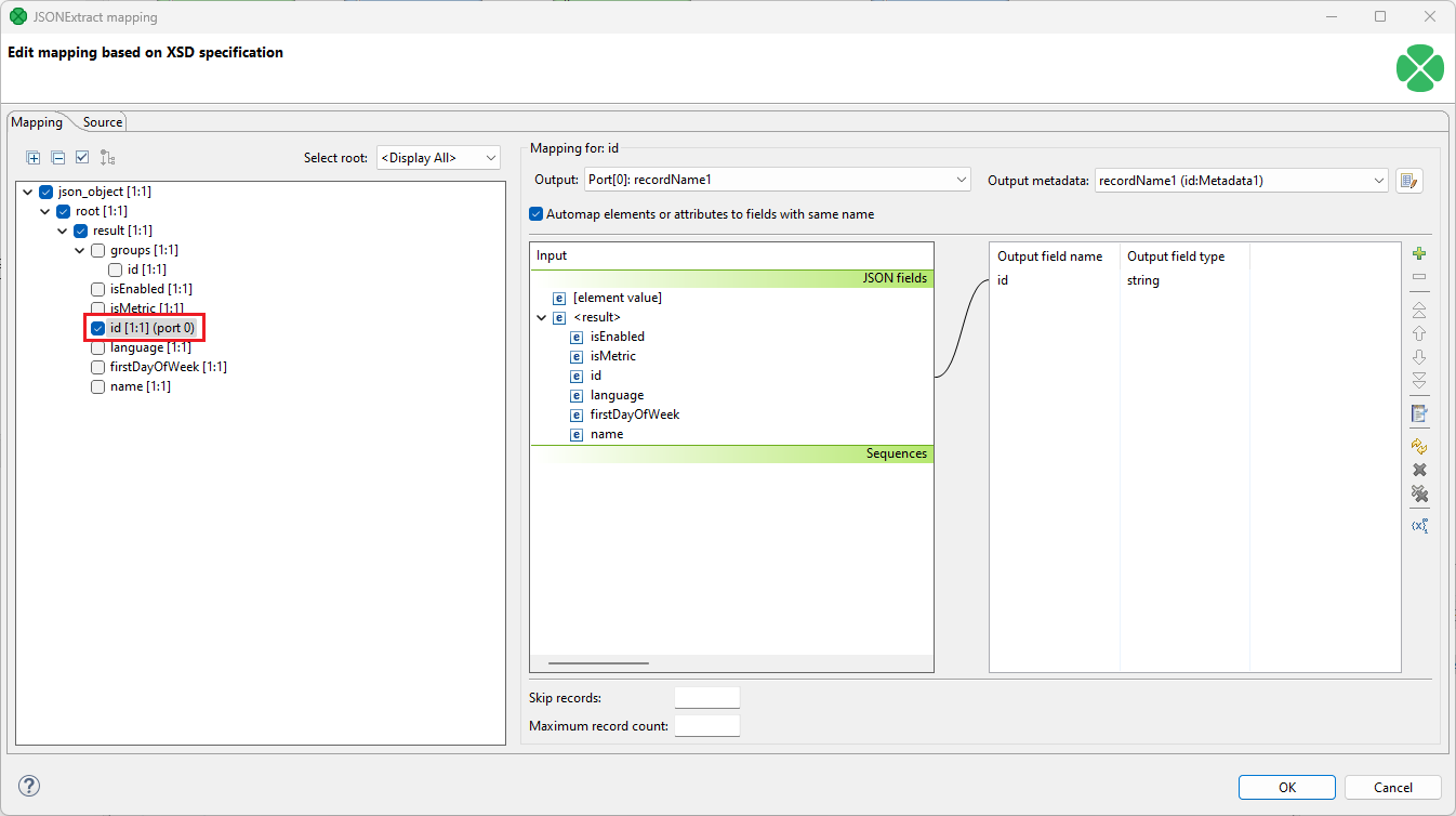 JSONExtract example2 nested nodes mapping