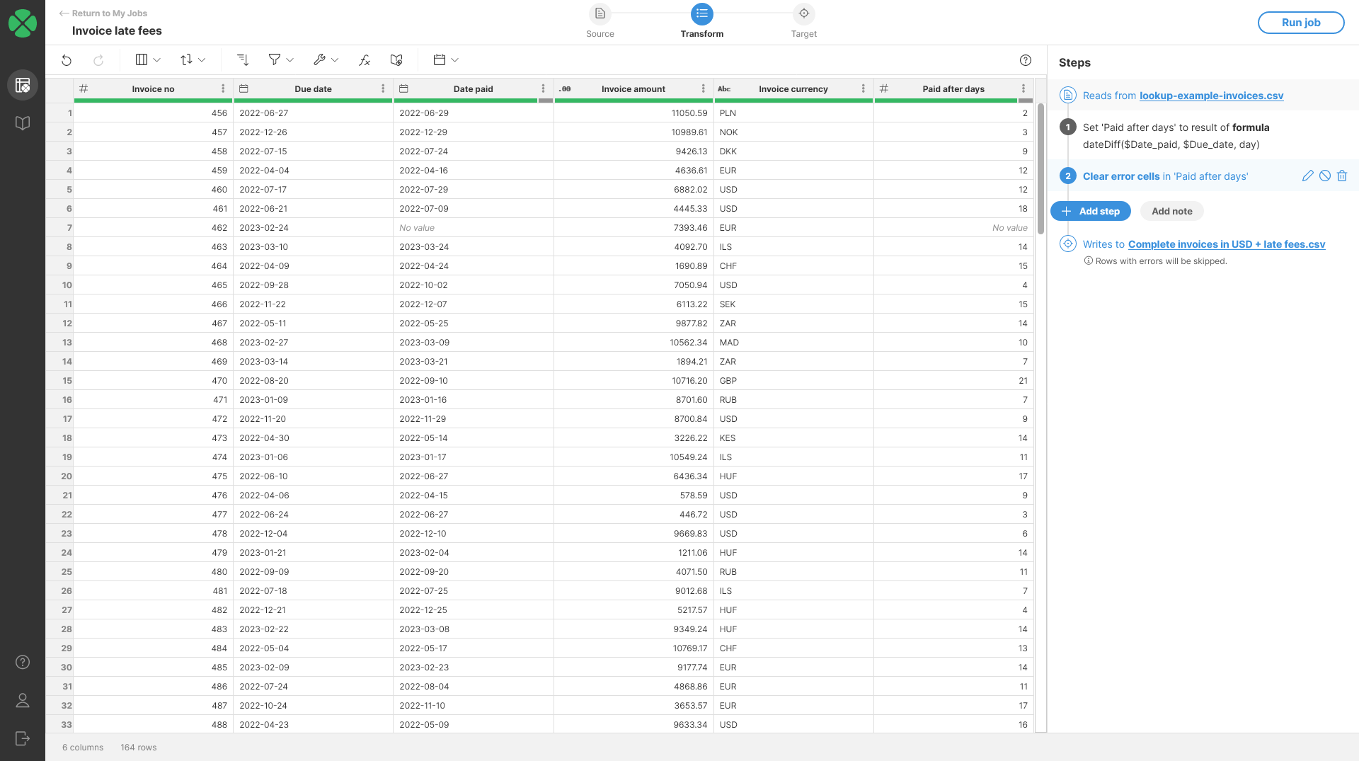 formula example1 clear errors