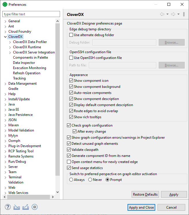 configuration cloverdx 0010