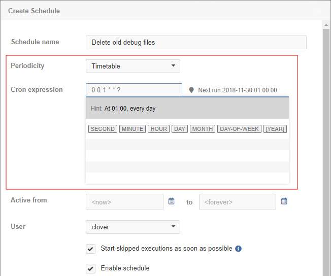 formSchedulePeriodicCron