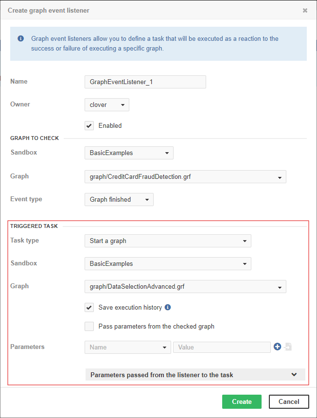 tasks execute graph