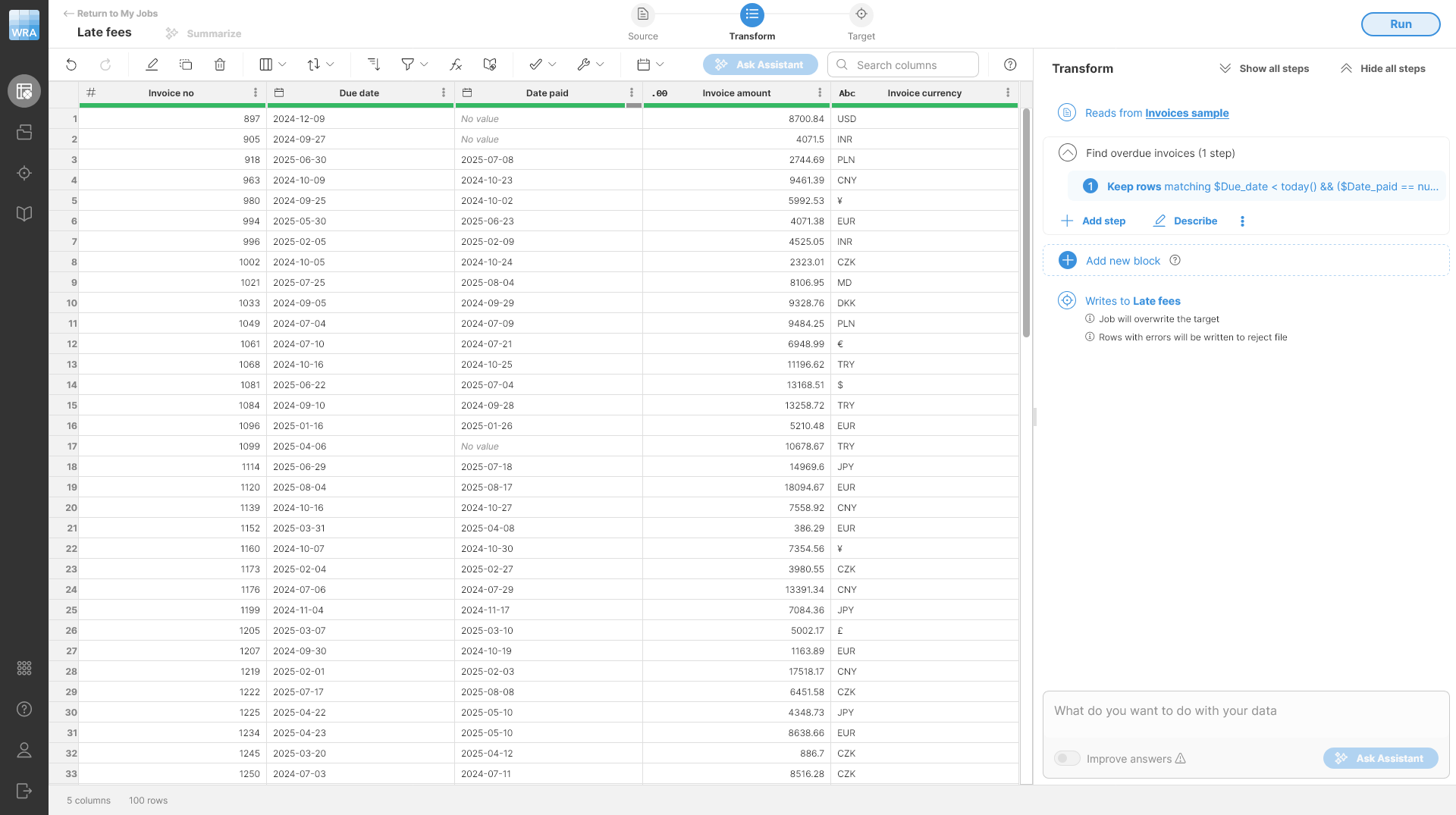 wrangler tutorial filter step added