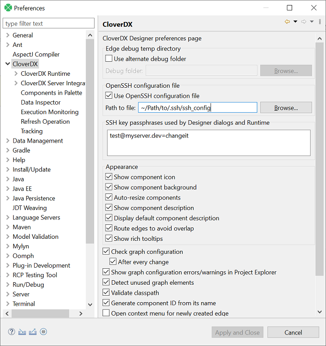 configuration cloverdx 0011
