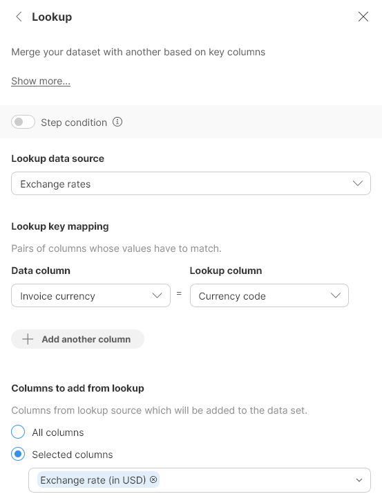 wrangler tutorial add step lookup