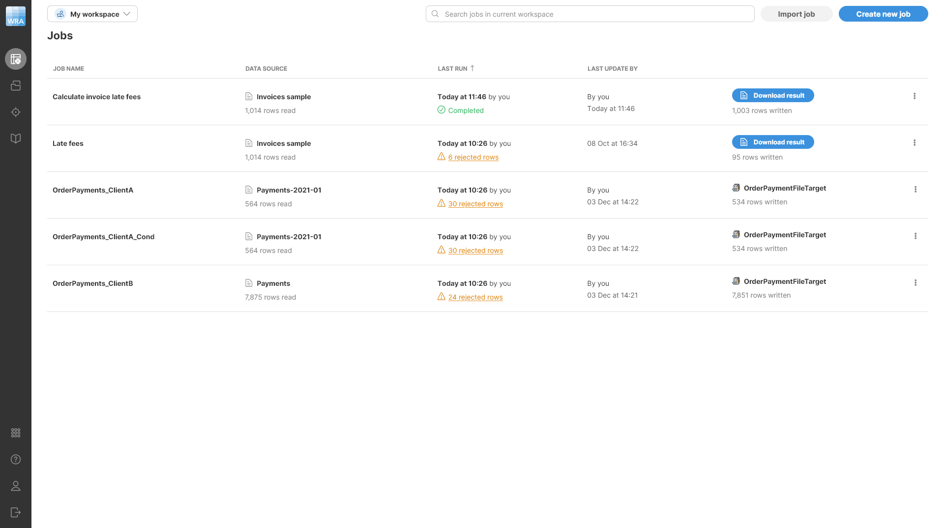 jobs page
