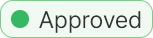 data manager tds row status approved