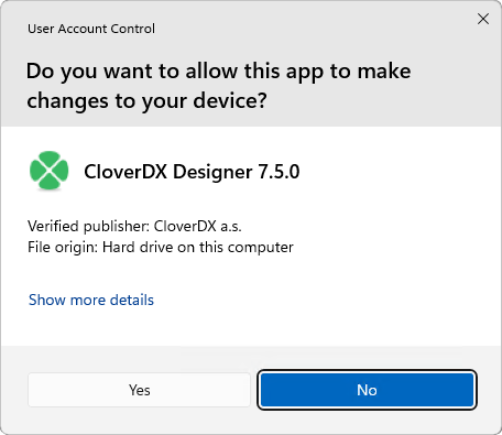 installation user account control