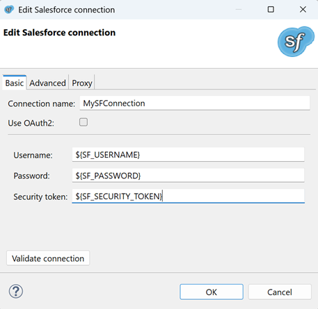 salesforce connection 0020