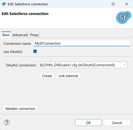 salesforce connection 0021