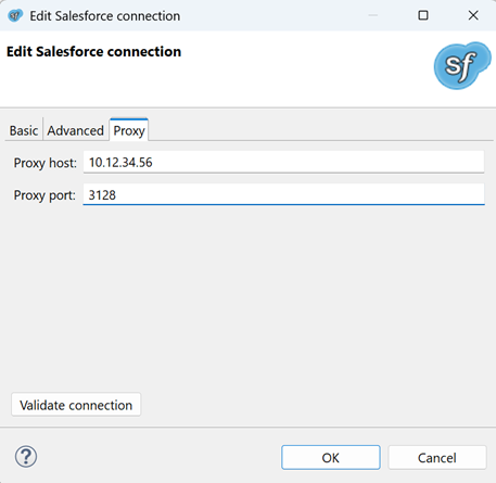 salesforce connection 0040