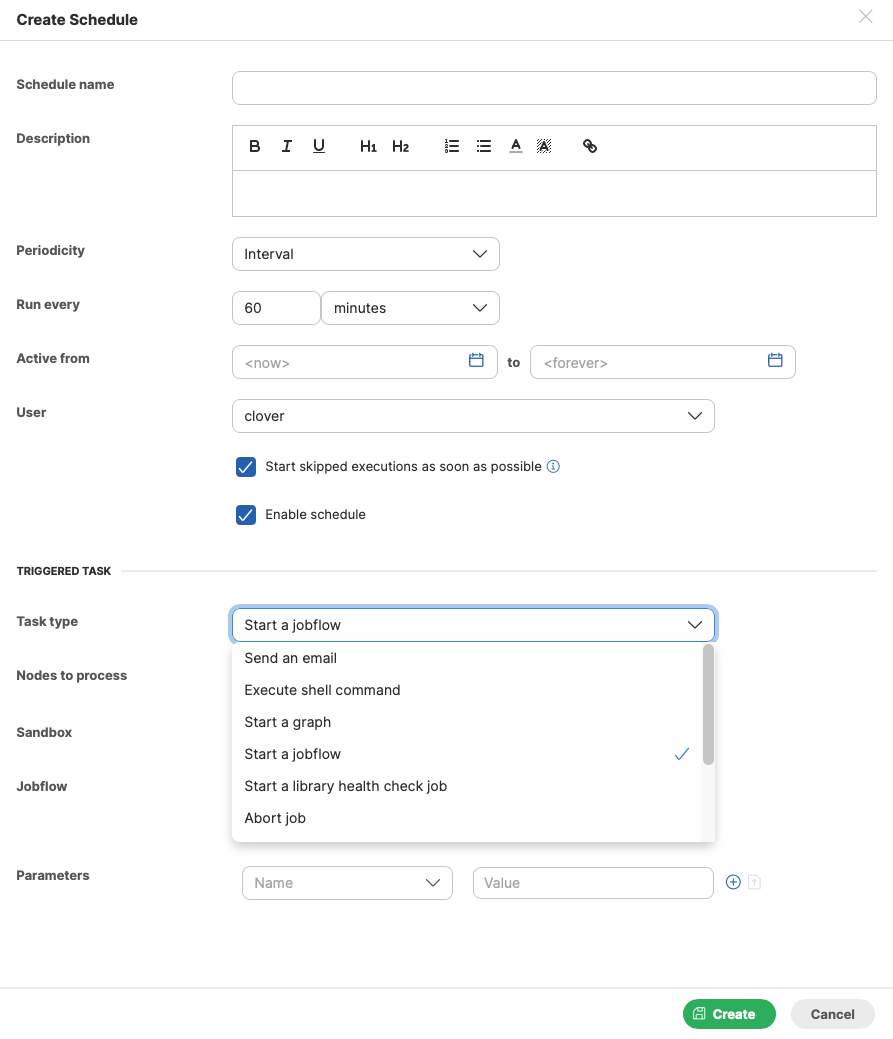 scheduling tasks