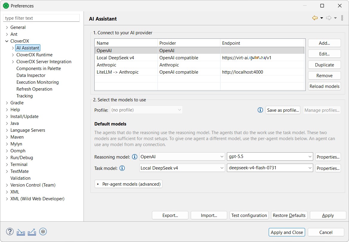 designer config ai assistant general