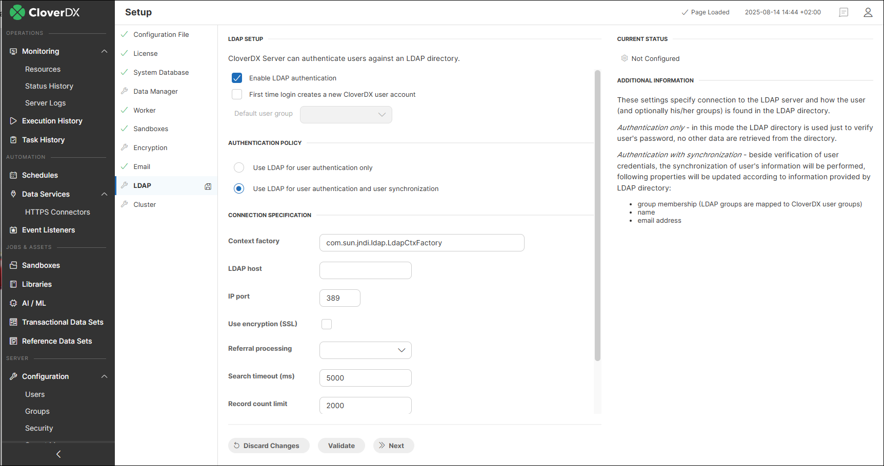 setup ldap
