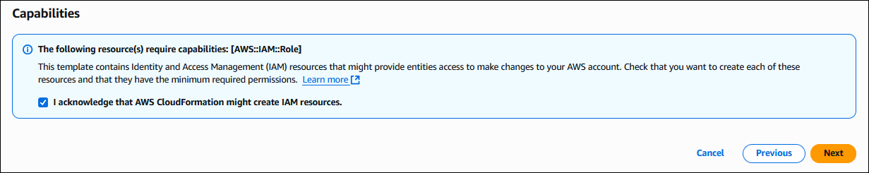 marketplace aws logs iam