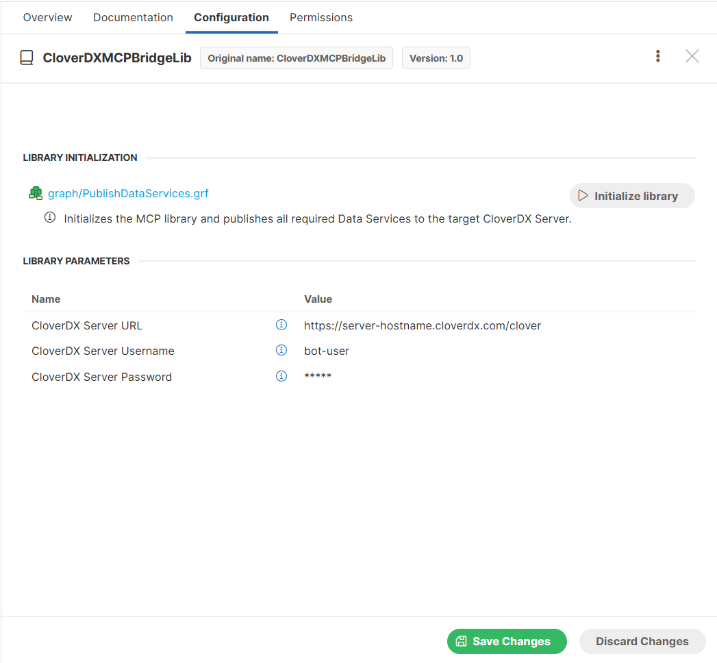 MCP Bridge initialization job