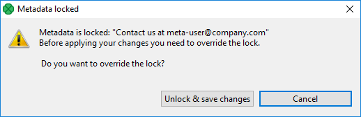 metadata lock