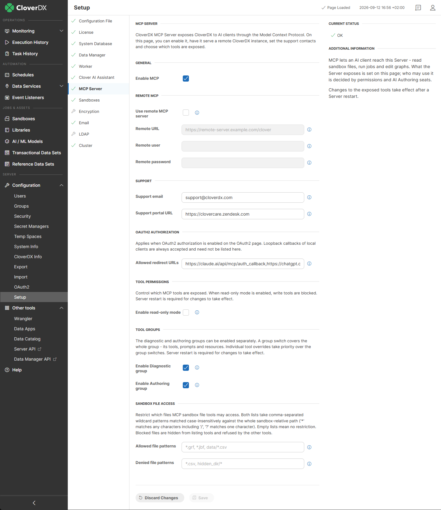 setup mcp